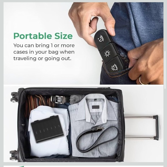 BPA Free 3x/day Weekly Pill / Craft Organizer & case, durable travel light-proof - Picture 3 of 10